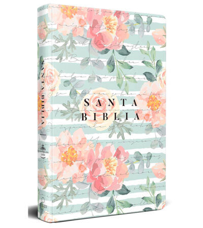 Biblia Letra Grande Tamaño Manual – RVR 1960 Tapa Dura Rosas
