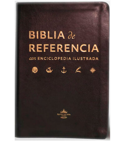 Biblia De Referencia Con Enciclopedia Ilustrada RVR 1960 - Imitacion Negro