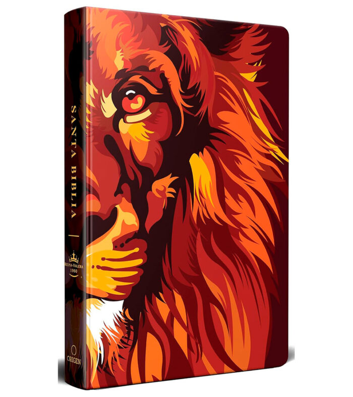 Biblia Letra Grande Tamaño Manual – RVR 1960 Tapa Dura Leon de Juda Marron