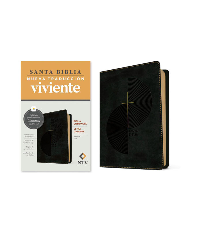 Santa Biblia NTV Letra Grande Compacta – Imitacion Gris - Image 2