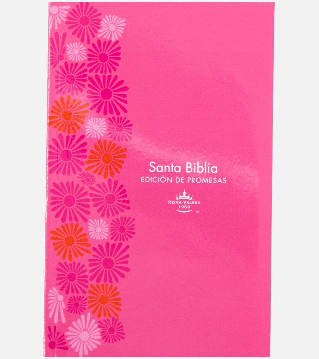 Biblia de Promesas Letra Grande RVR 1960 - Tapa Rustica Rosa