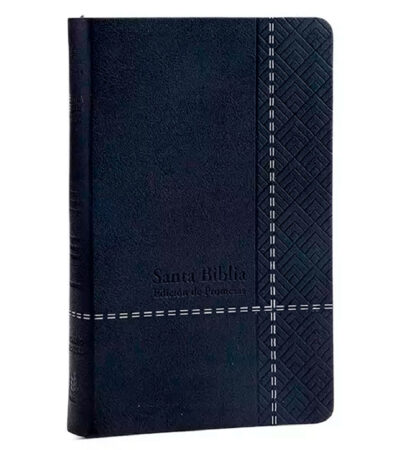 Biblia De Promesas RV1960 Tamaño Manual - Imitacion Piel Negro