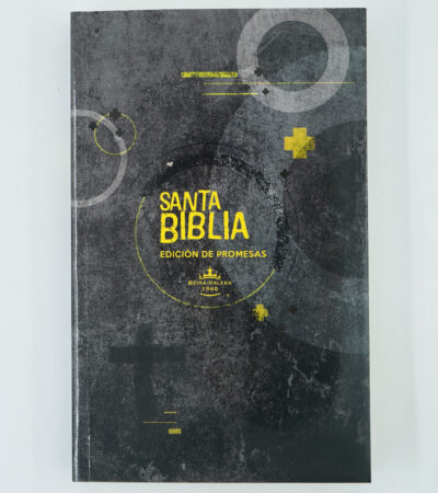 Biblia de Promesas Letra Grande RVR 1960 - Tapa Rustica Negro