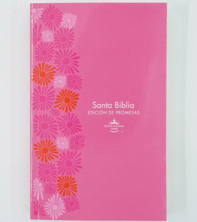 Biblia de Promesas Letra Grande RVR 1960 - Tapa Rustica Rosa