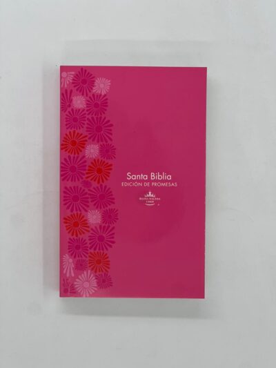 Biblia de Promesas Letra Grande RVR 1960 - Tapa Rustica Rosa