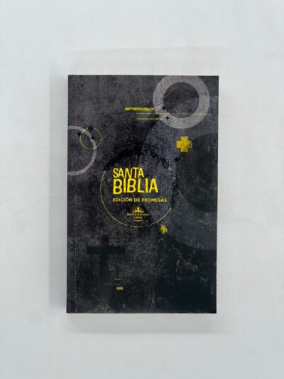 Biblia de Promesas Letra Grande RVR 1960 - Tapa Rustica Negro