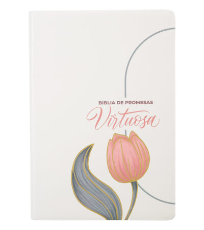 Biblia de Promesas Virtuosa Letra Gigante RVR 1960 – Imitacion Piel Crema