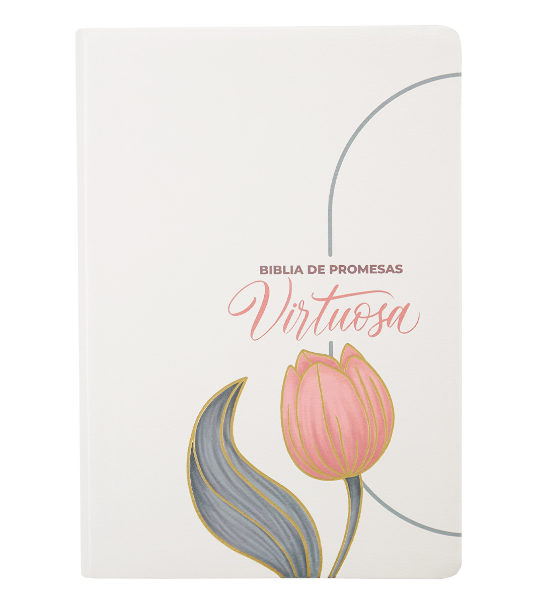 Biblia de Promesas Virtuosa Letra Gigante RVR 1960 – Imitacion Piel Crema