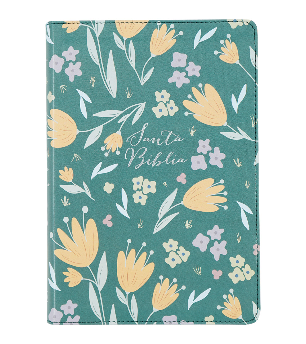 Biblia Letra Grande RVR 1960 Tamaño Manual Edicion Especial – Imitacion Floral Verde