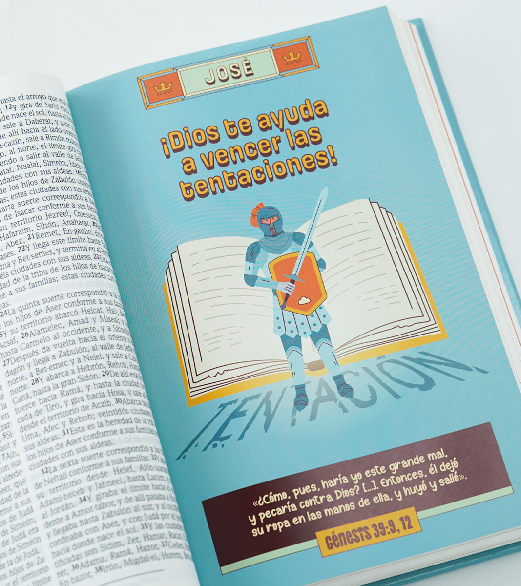 Biblia de Promesas RVR-1960 Para Niños – Tapa dura Celeste - Image 2