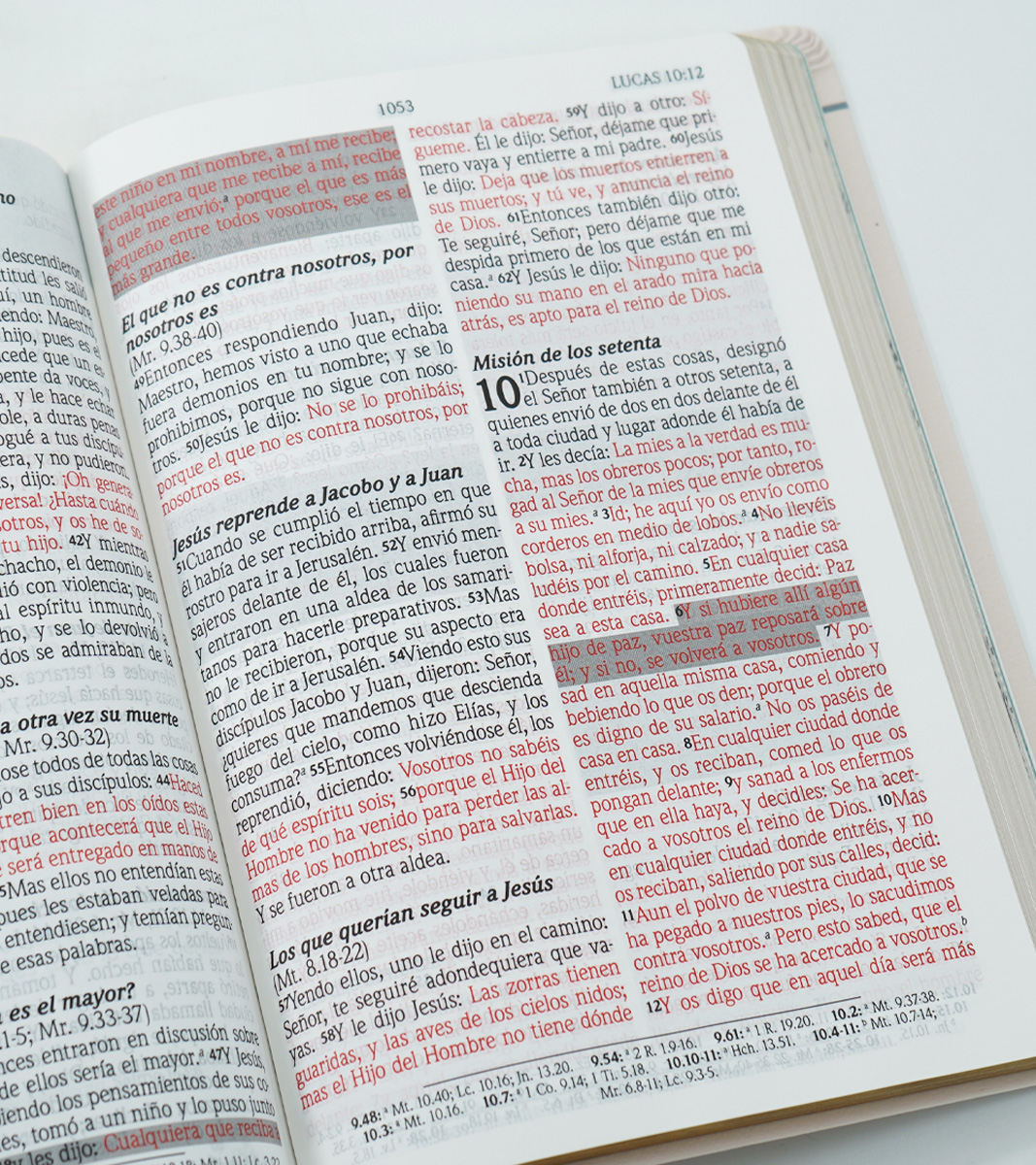 Biblia de Promesas Virtuosa Letra Gigante RVR 1960 – Imitacion Piel Crema - Image 7