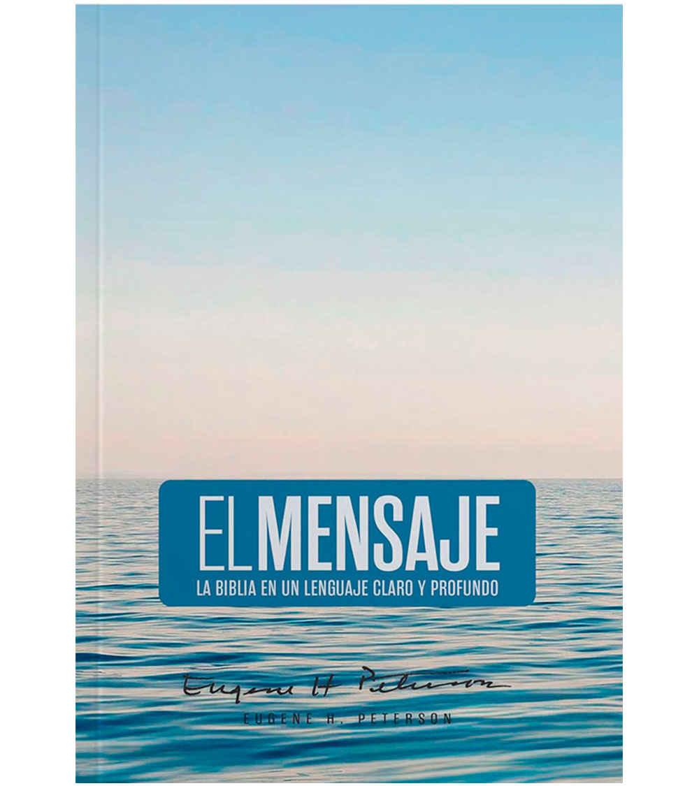 Biblia El Mensaje - Tapa Dura Oceano Azul