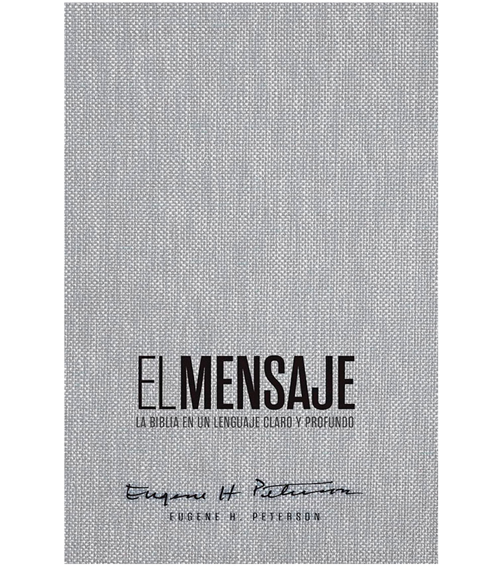 Biblia El Mensaje - Tapa Dura Gris