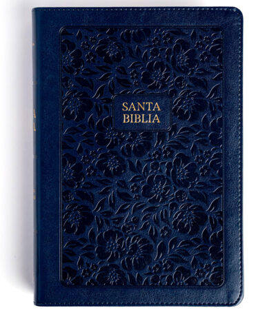 Biblia Letra Grande RVR 1960 Tamaño Manual Edicion Especial – Imitacion Azul Marino