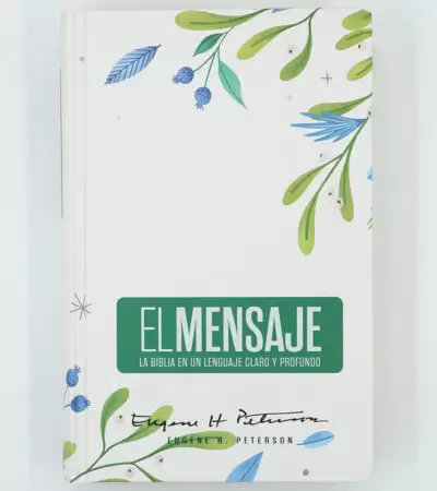 Biblia El Mensaje - Tapa Dura Hojas Verdes