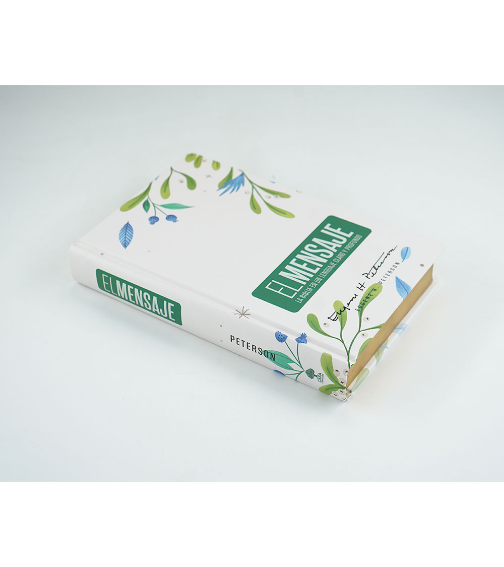 Biblia El Mensaje - Tapa Dura Hojas Verdes - Image 2