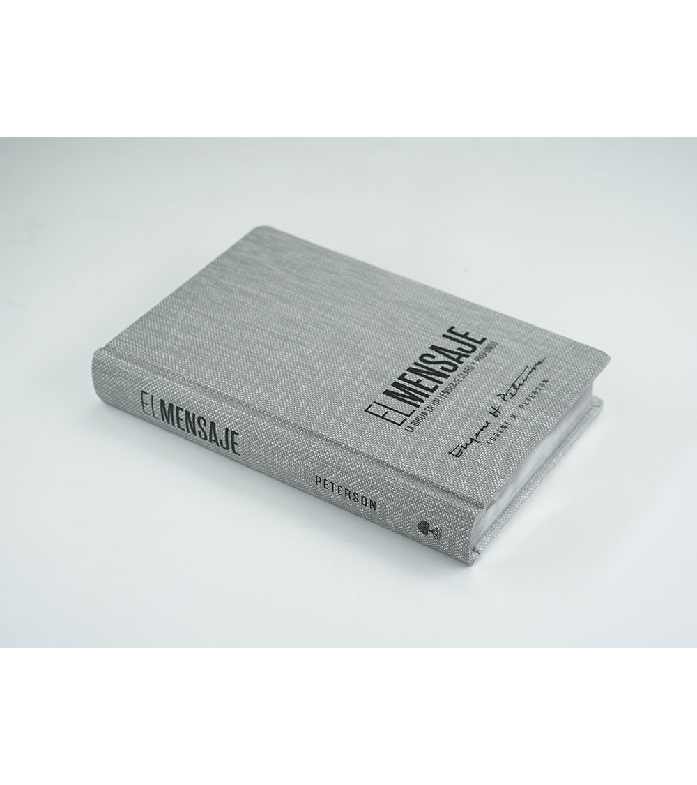Biblia El Mensaje - Tapa Dura Gris - Image 2