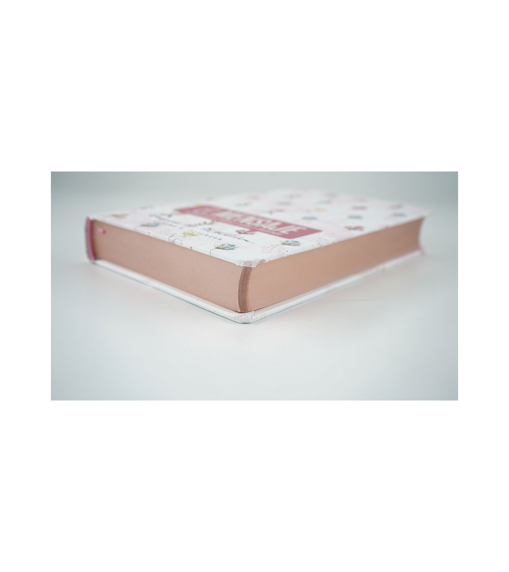 Biblia El Mensaje - Tapa Dura Rosa Floral - Image 4