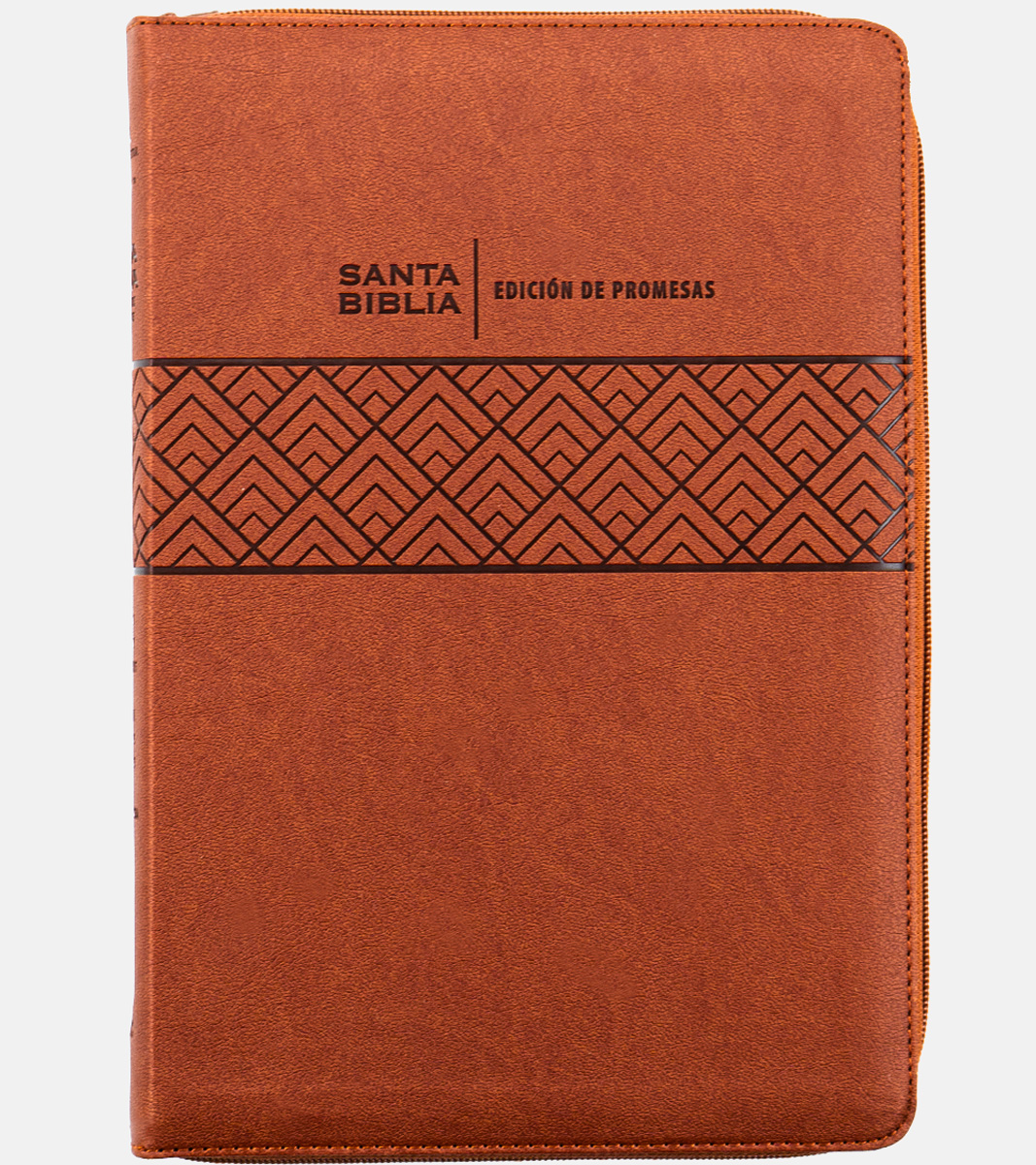 Santa Biblia de Promesas RVR 1960 – Letra Gigante – Con Cierre e Indice – Imitacion Piel Cafe