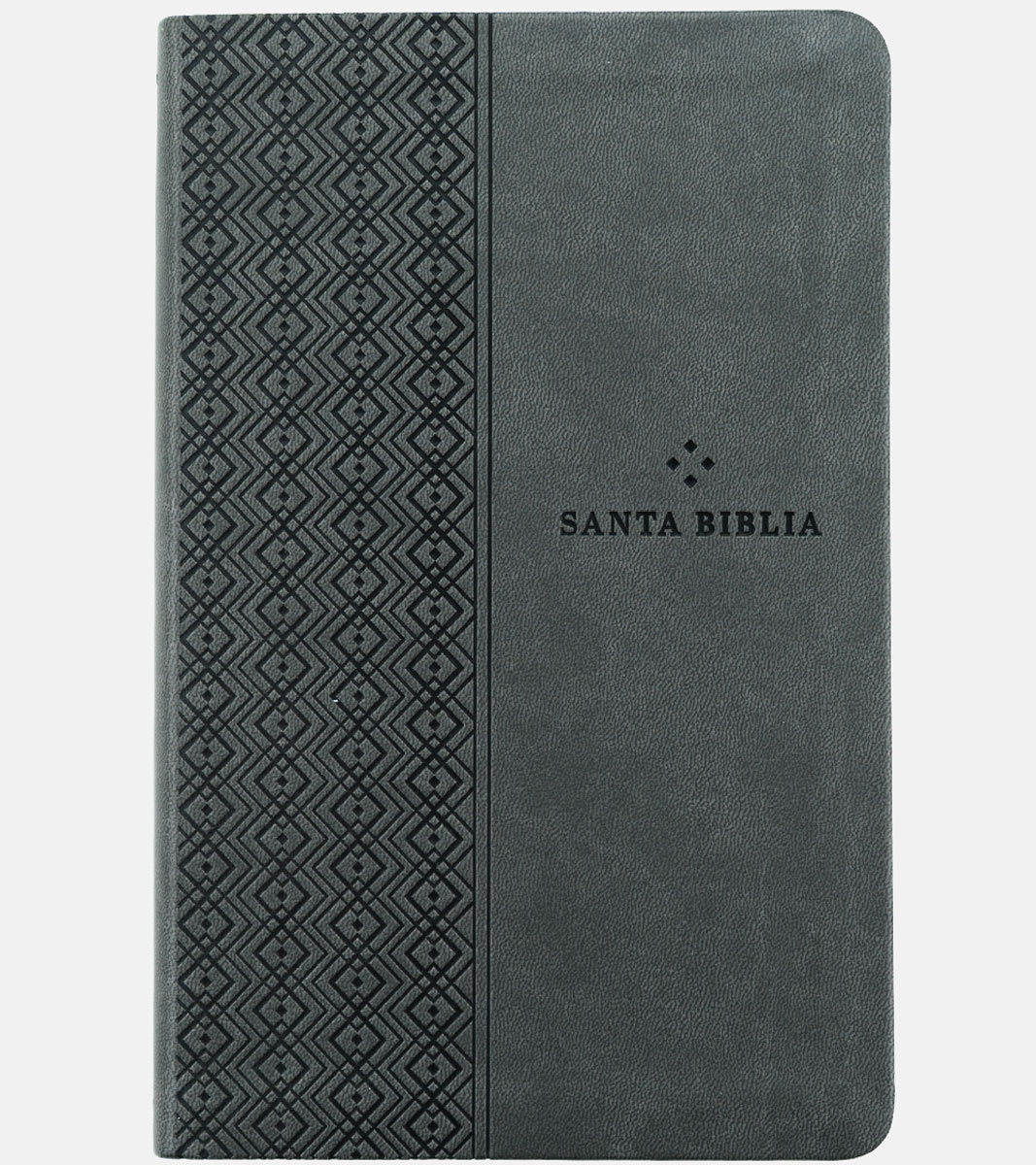 Santa Biblia Valor Premium Ultrafina NTV - Imitacion Piel Gris Oscuro