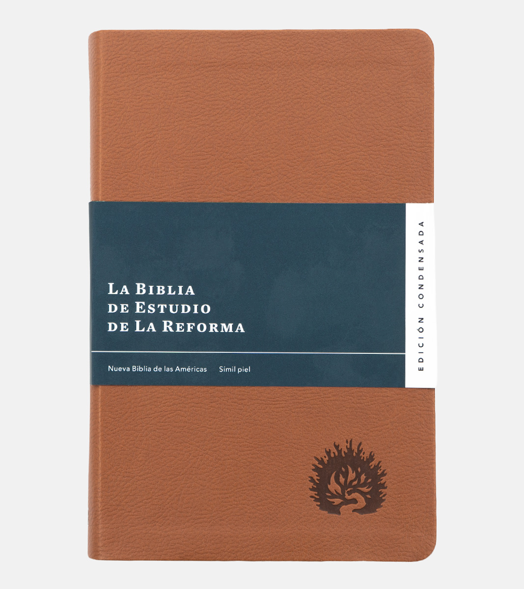 Biblia de Estudio de la Reforma Edicion Condensada NBLA - Imitacion Cafe