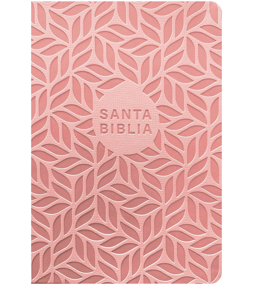 Santa Biblia Valor Premium Letra Grande Ultrafina NTV - Imitacion Rosa