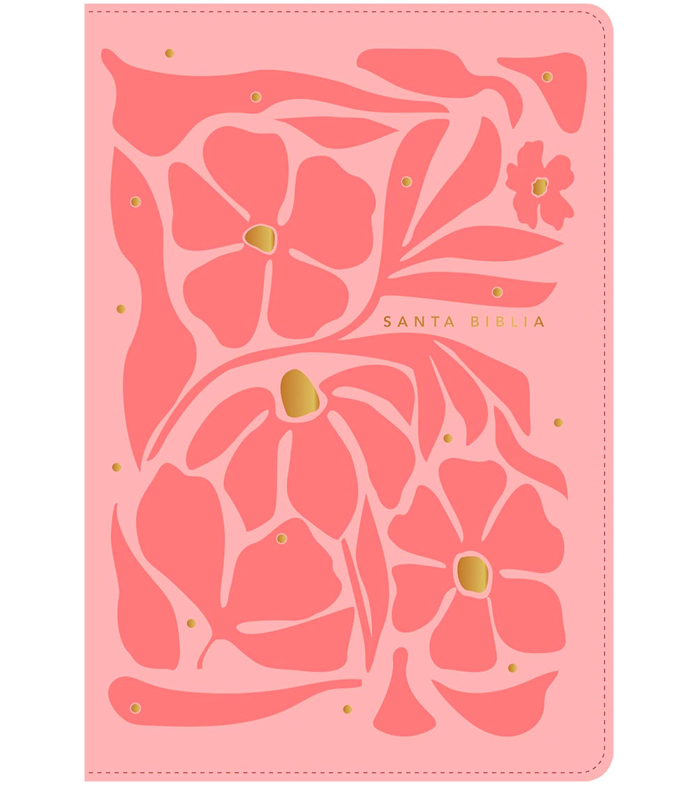 Santa Biblia Letra Grande Ultrafina NTV - Imitacion Rosa