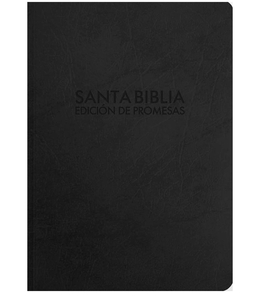 Biblia de Promesas Compacta RVR 1960 - Imitacion Negro