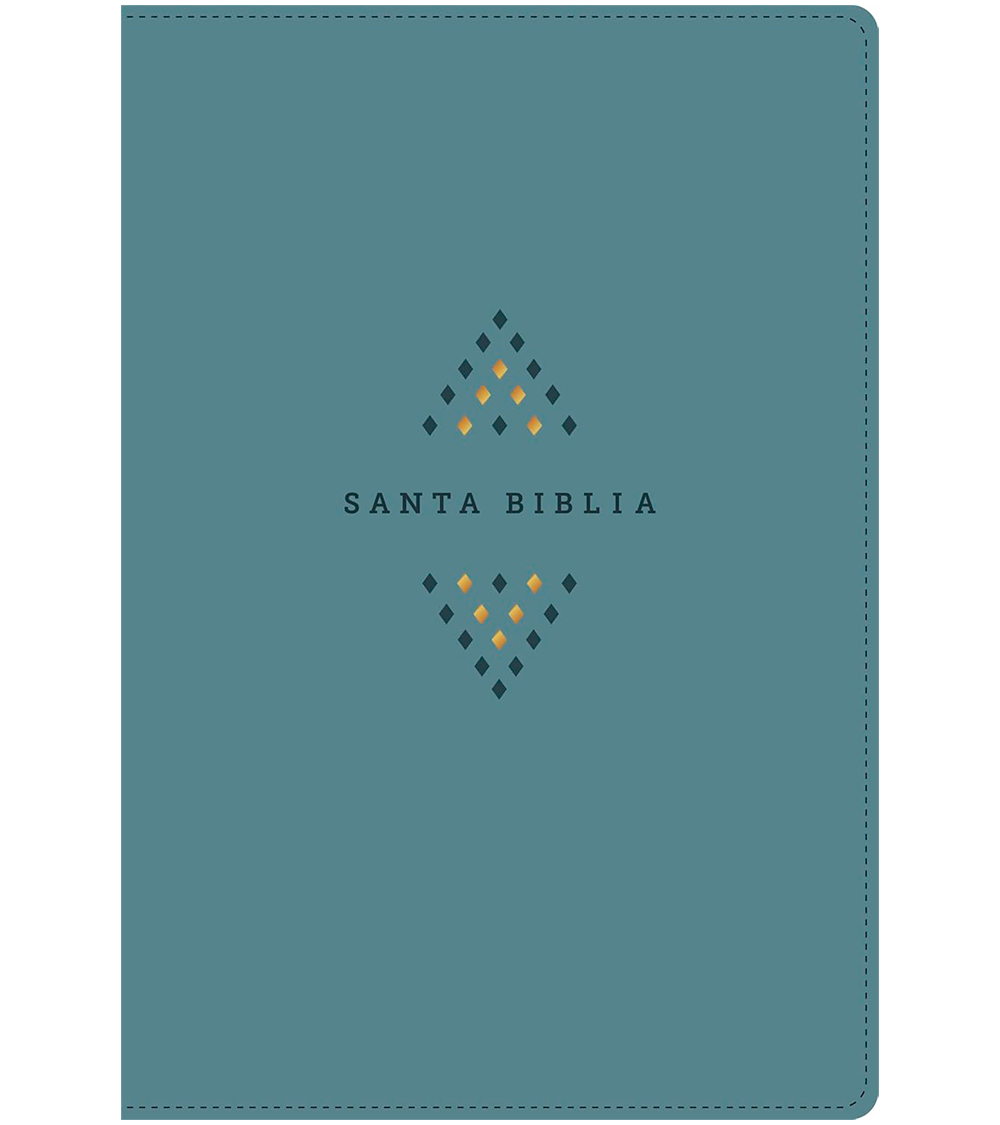 Santa Biblia Letra Grande Ultrafina NTV – Imitacion Azul