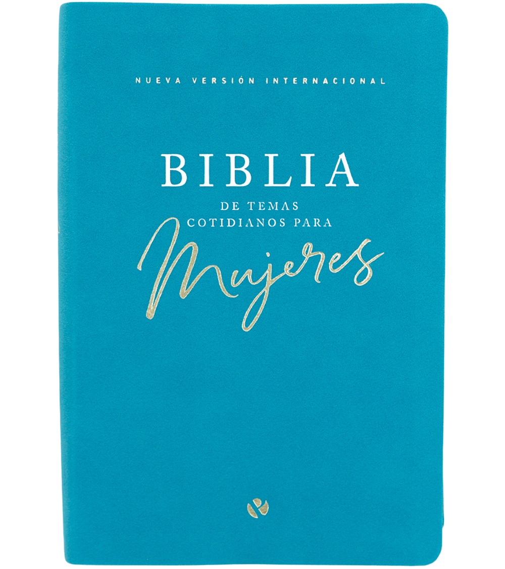 Biblia De Temas Cotidianos Para Mujeres - Imitacion Piel Turquesa