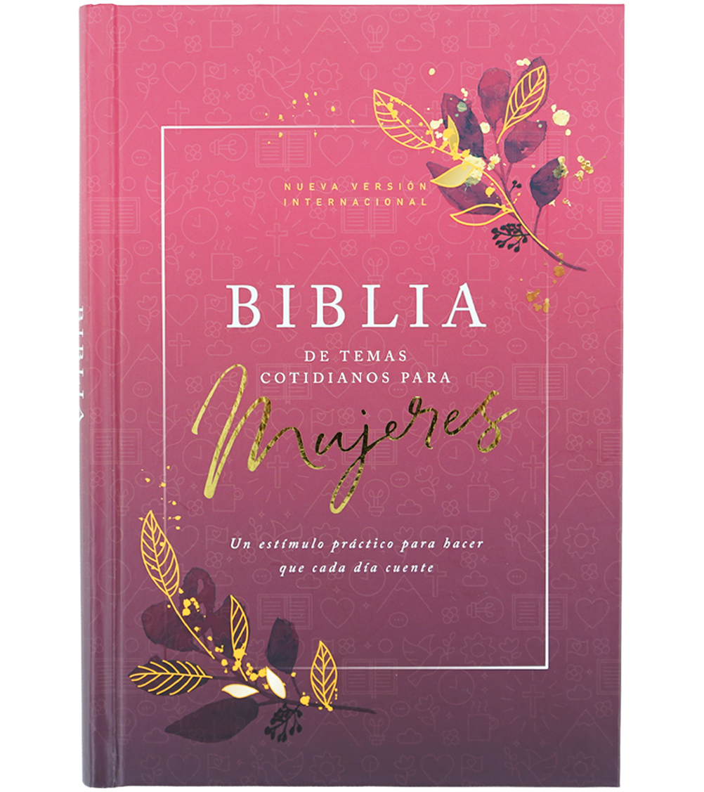 Biblia De Temas Cotidianos Para Mujeres - Tapa Dura Rosa