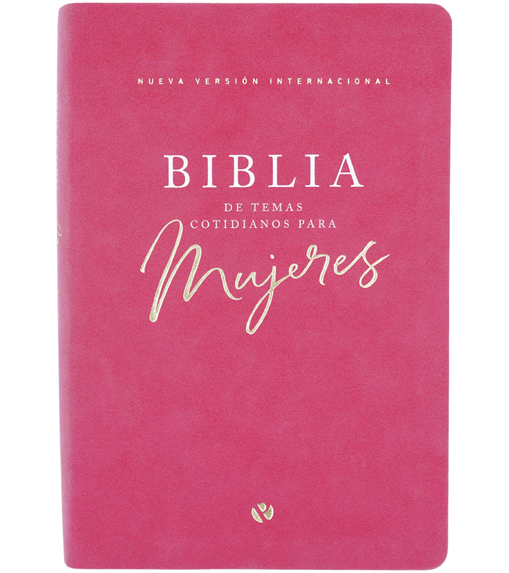 Biblia De Temas Cotidianos Para Mujeres - Imitacion Piel Rosa