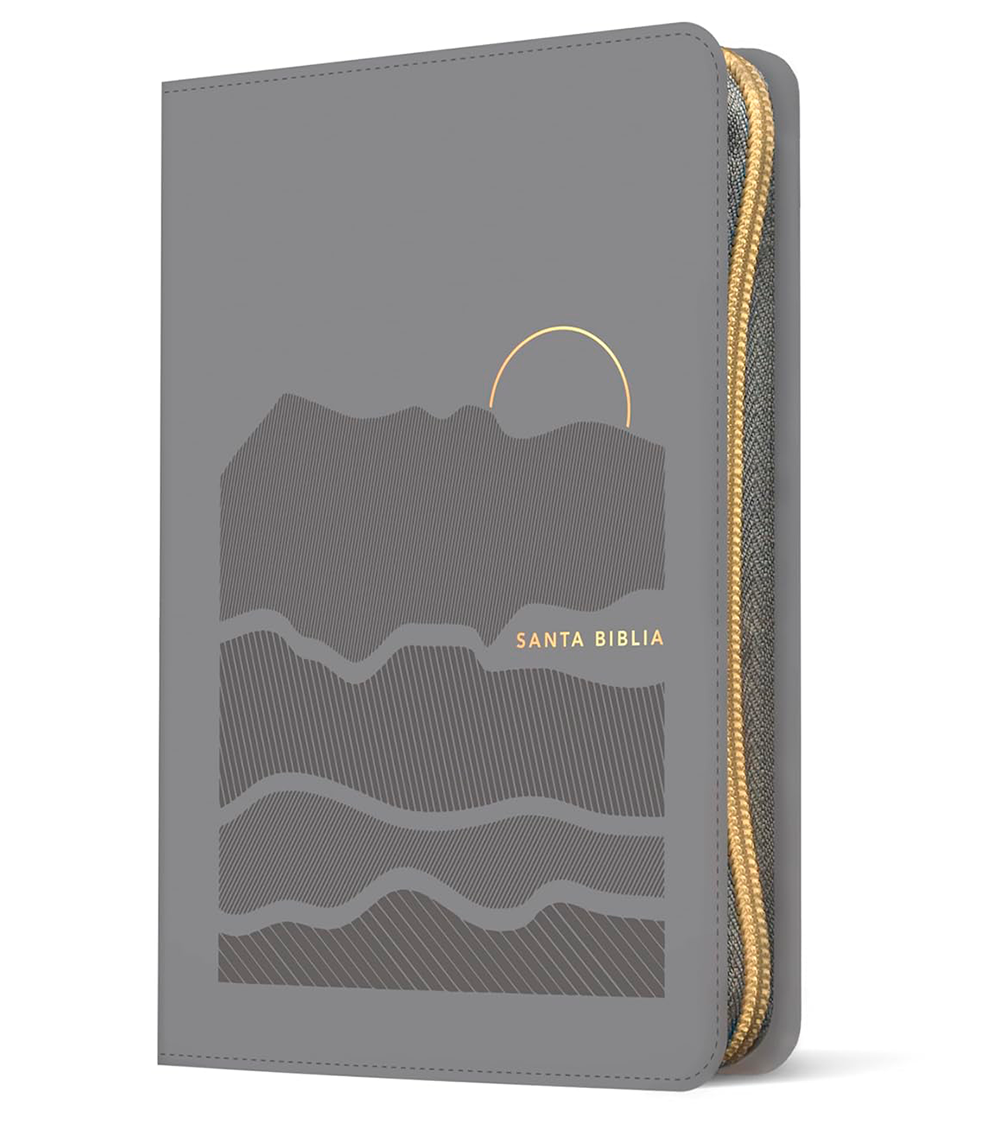 Santa Biblia Letra Grande Ultrafina NTV Con Cierre – Imitacion Gris Ocaso - Filament - Image 2