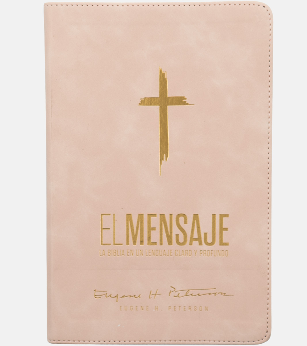 Biblia El Mensaje - Imitacion Piel Rosa