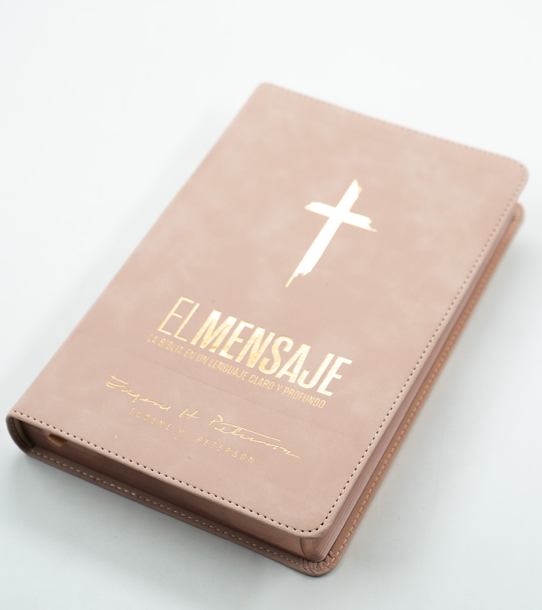 Biblia El Mensaje - Imitacion Piel Rosa - Image 2