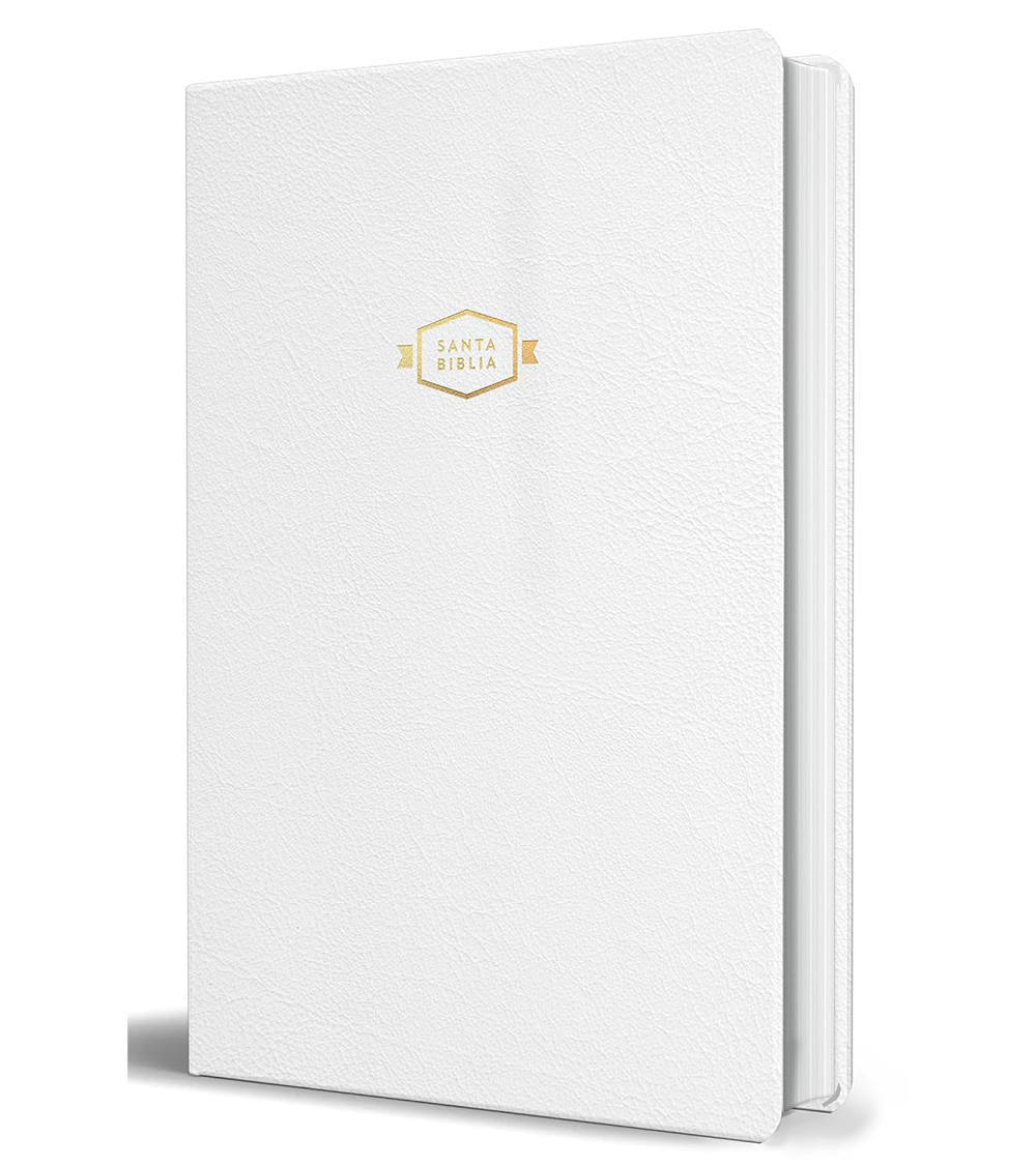 Santa Biblia RV1960 Para Regalos y Premios – Imitacion Piel Blanca