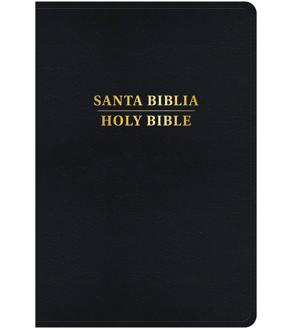 Biblia Bilingue Letra Grande RVR 1960 / KJV – Imitacion Piel Negro