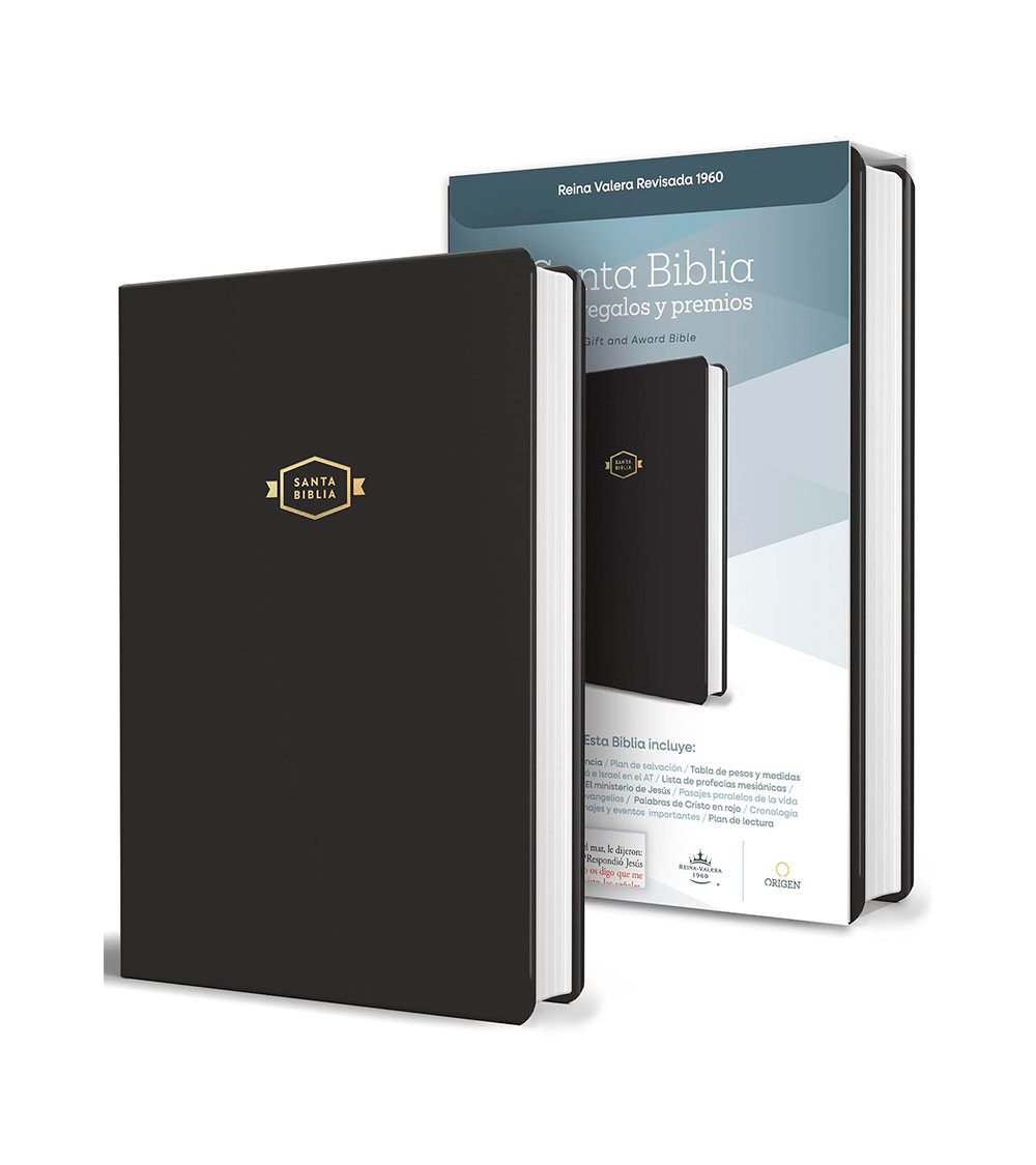 Santa Biblia RV1960 Para Regalos y Premios – Imitacion Piel Negra