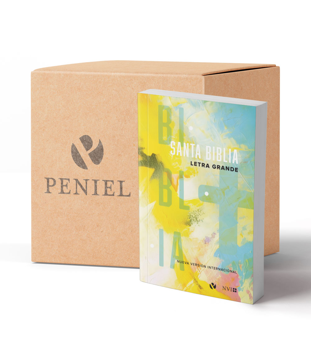 Pack Biblias NVI Letra Grande Amarillo  – Caja x 32 Unidades