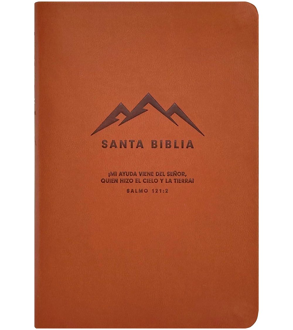 Santa Biblia NTV Compacta  – Imitacion Marron Con Montañas