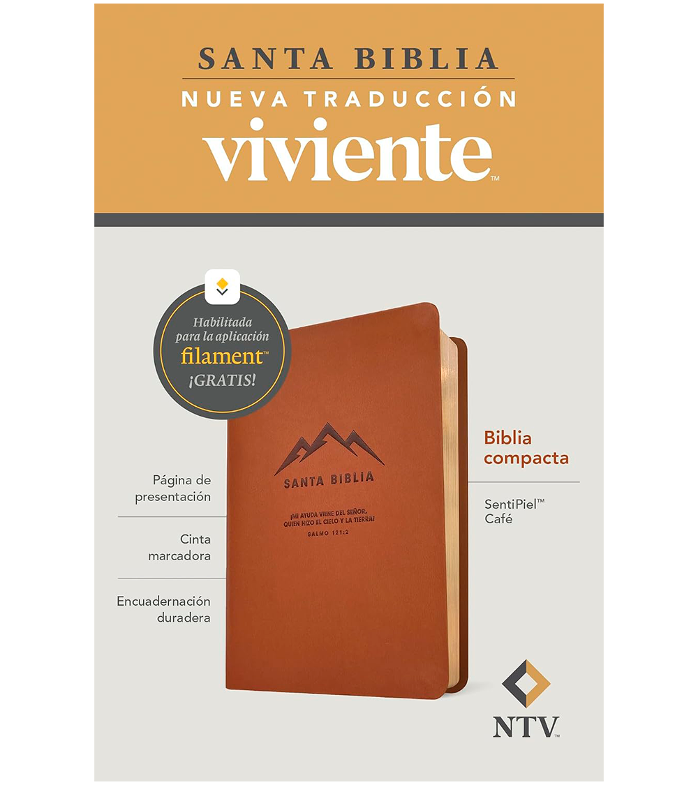 Santa Biblia NTV Compacta – Imitacion Marron Con Montañas - Image 3