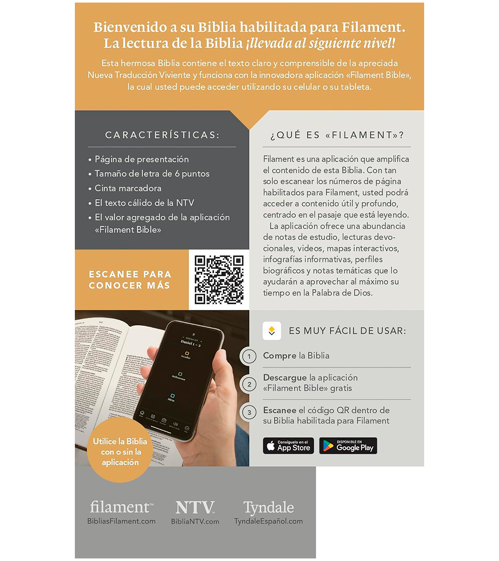 Santa Biblia NTV Compacta – Imitacion Marron Con Montañas - Image 4