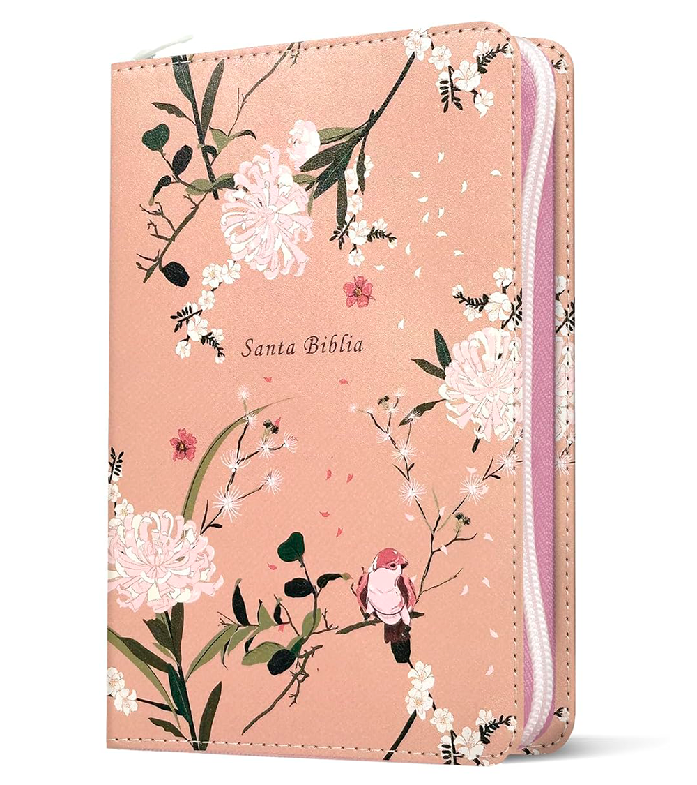 Santa Biblia NTV Compacta Con Cierre – Imitacion Piel Jardin Floral - Filament - Image 2