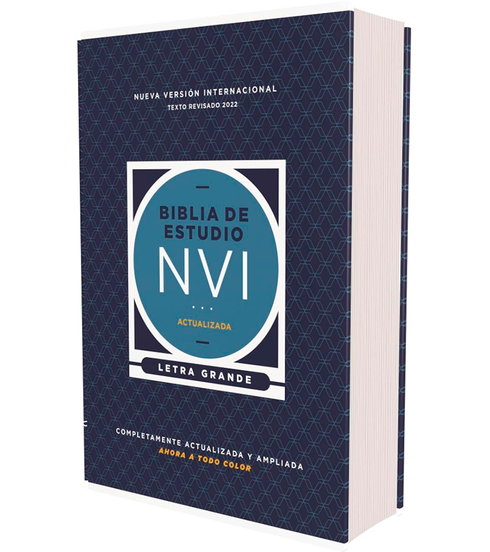 Biblia De Estudio Letra Grande NVI - Tapa Dura