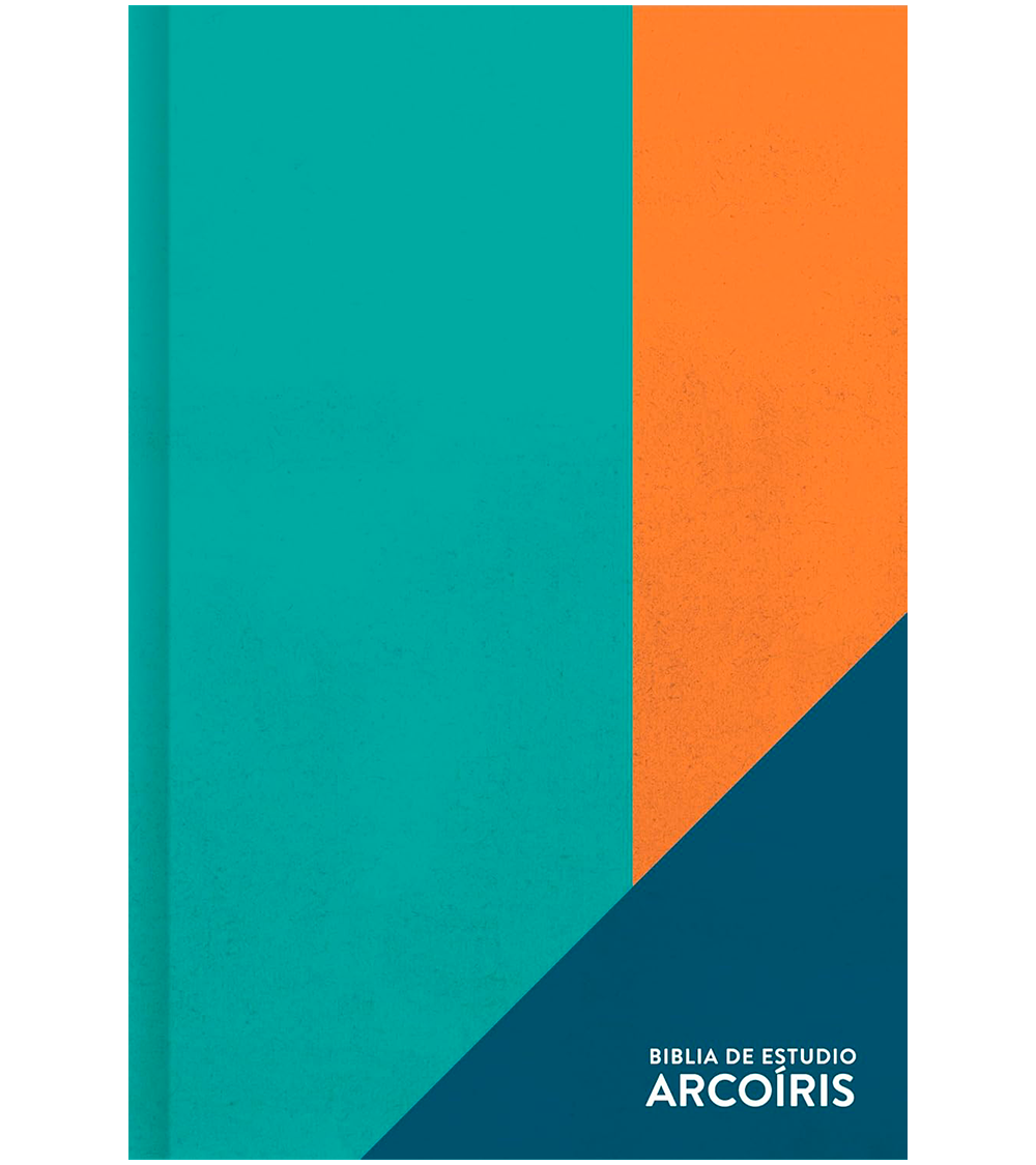 Biblia RVR1960 De Estudio Arcoiris – Tapa Dura Verde