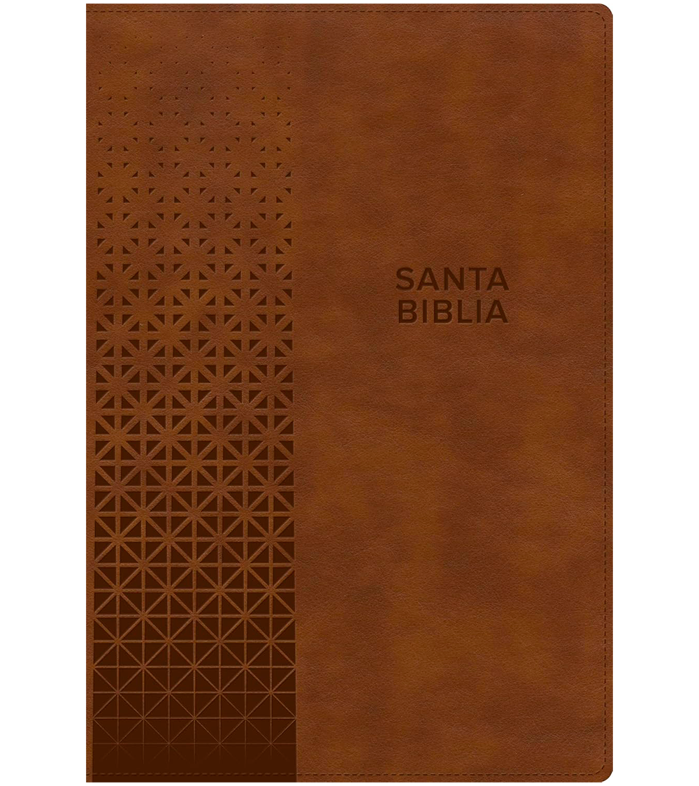 Biblia letra grande RVR 1960 Tamaño Manual – Imitacion Piel Marron Rustico