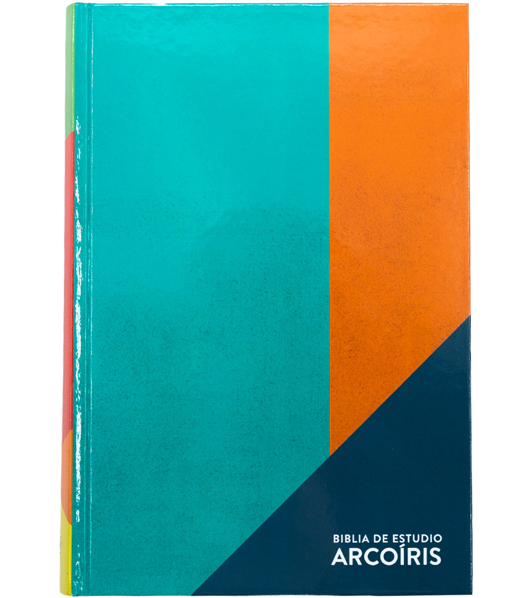 Biblia RVR1960 De Estudio Arcoiris – Tapa Dura Verde