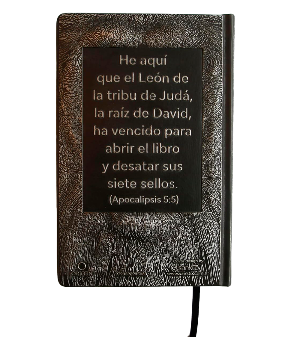 Biblia letra grande tamaño manual – RVR 1960 tapa dura leon de juda plata con indice - Imagen 5