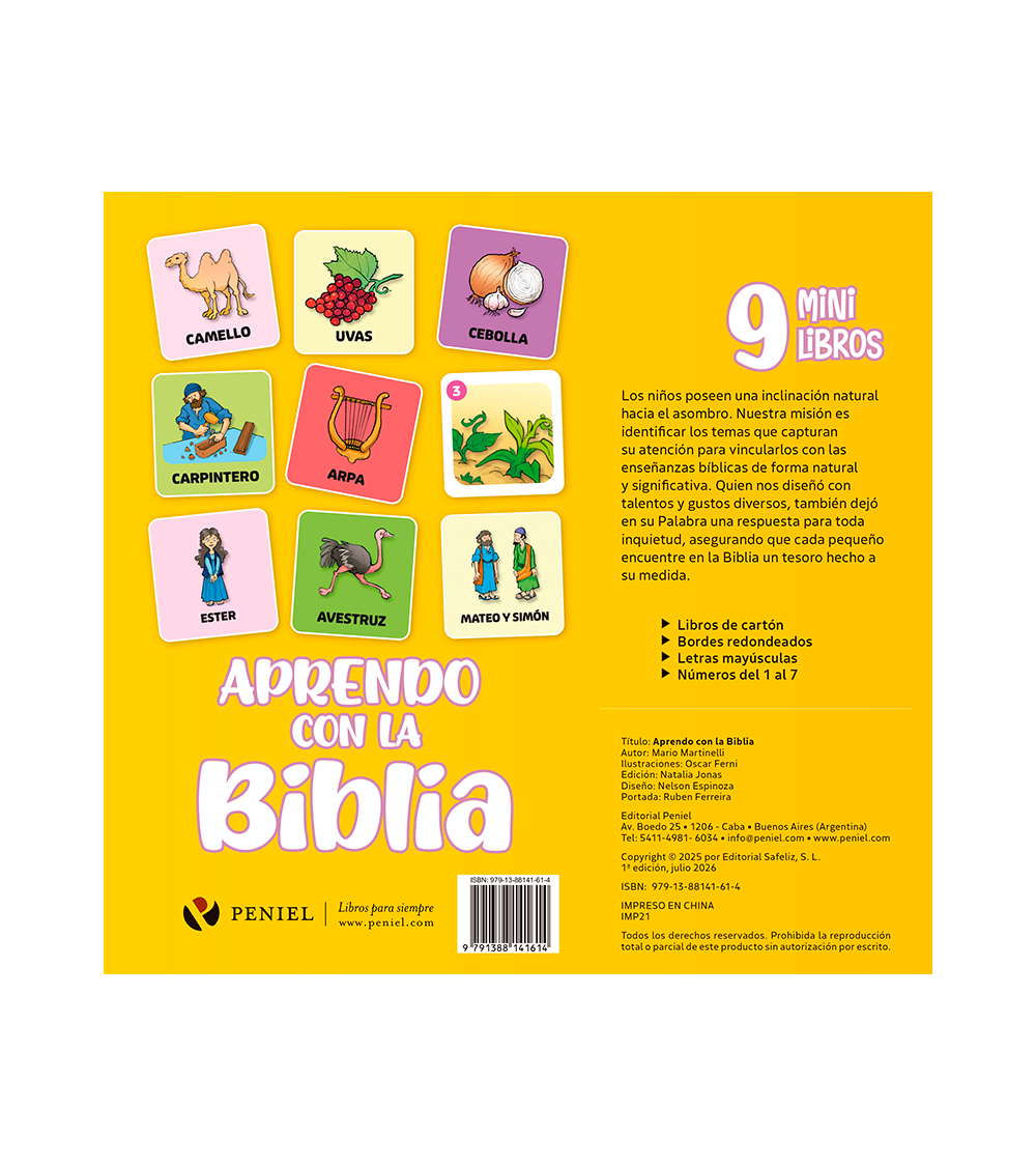 Aprendiendo con la biblia - 9 Mini libros - Imagen 2